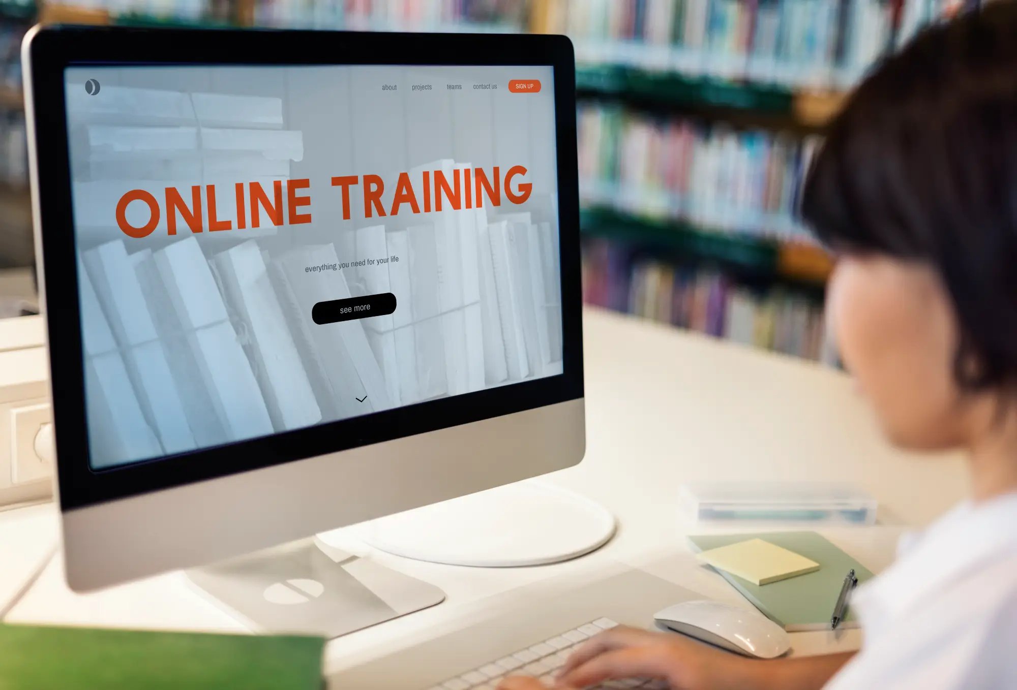 distance learning online webpage interface (1)